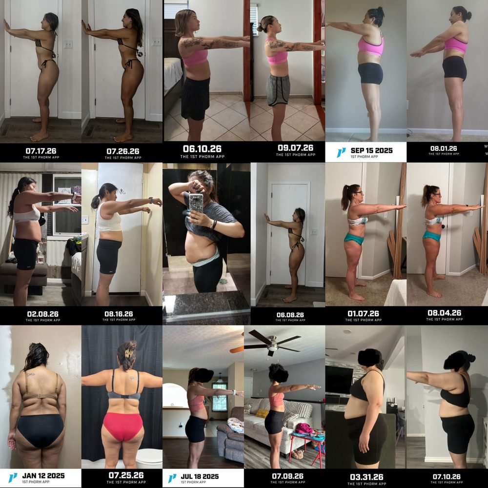 Real 8-week client transformations